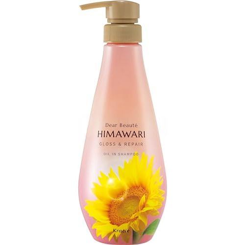 【Direct from japan】Dia Beaute [Gloss & Repair] Oil-in Shampoo  500ml Bottle | Sunflower  Silicone-Fr