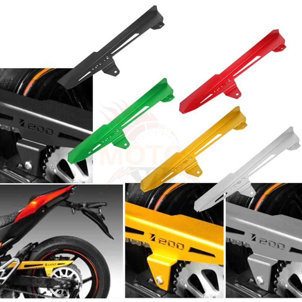 คลังสินค้าพร้อม เหมาะสําหรับ kawasaki Z800 ZR800 13-16 อุปกรณ์เสริมดัดแปลงฝาครอบโซ่ด้านหลังกล่องโซ่ต