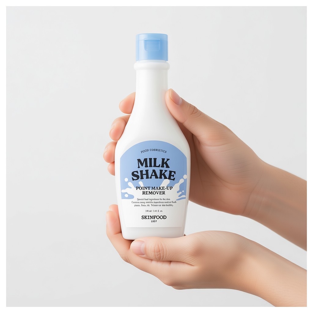 [skinfood] Milk Shake Point Make-up Remover 160ml, 1pc / Korean Make-up Remover / สูตรอ่อนโยน by HoR