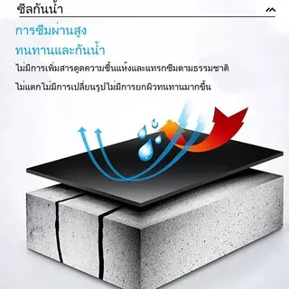 สีทากันรั่วซึม 1000g อุณหภูมิสูงไม่ละลาย ไม่แตกเมื่อสัมผัสกับแสงแดด แก้ปัญหาน้ํารั่วซึมของ ผนัง ระเบียงหลังคา บ่อปลา
