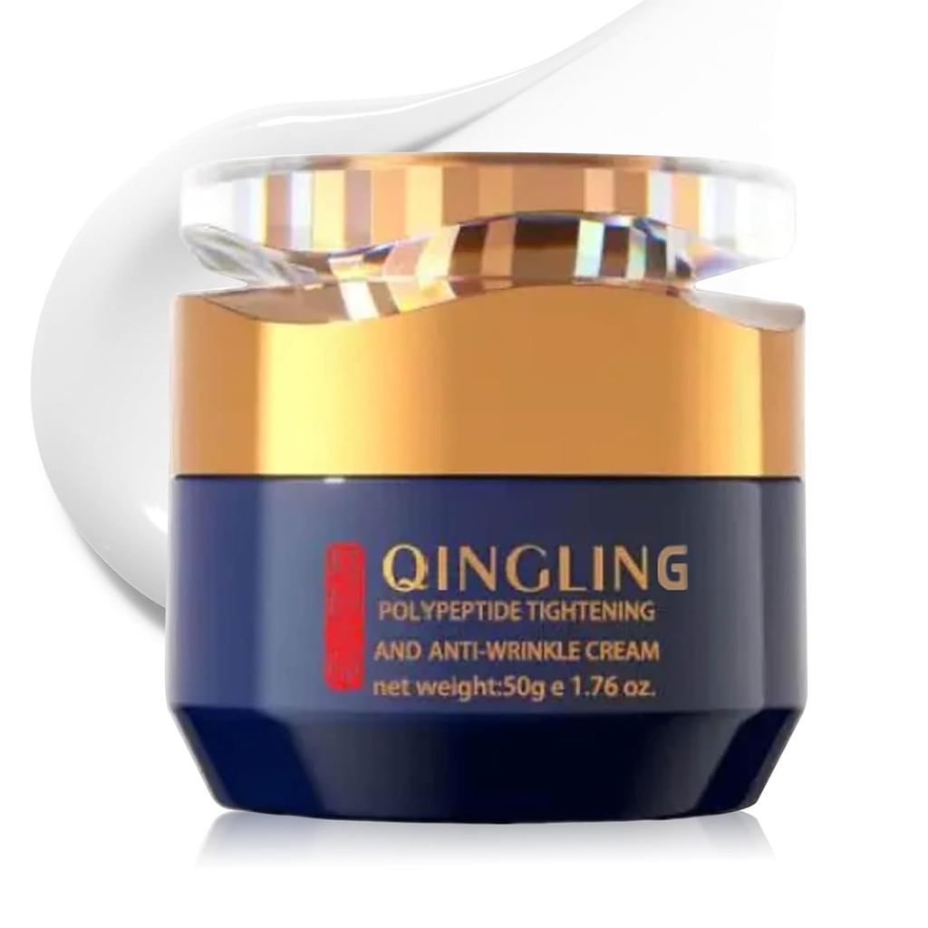 Qingling Crema Para Arrugas, Qingling Face Cream, Qingling Wrinkle Removal Cream, Polypeptide Tighte
