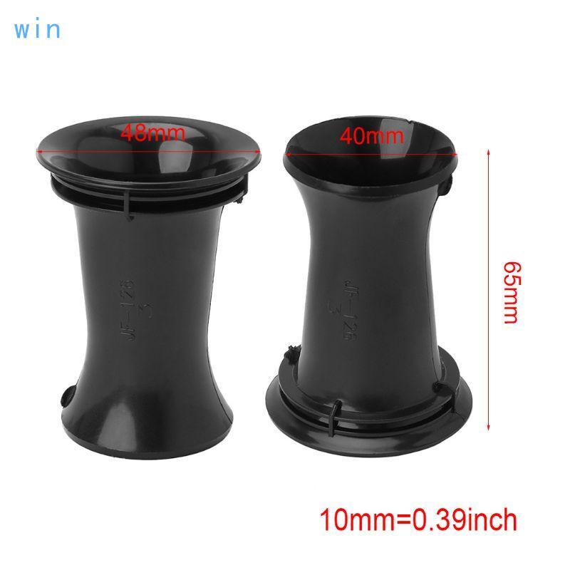 Win 2 ชิ้นลําโพงพอร์ตเบสสําหรับตัวเชื่อมต่อระบายอากาศ Reflex Vent 3-5 42x65 มิลลิเมตร S