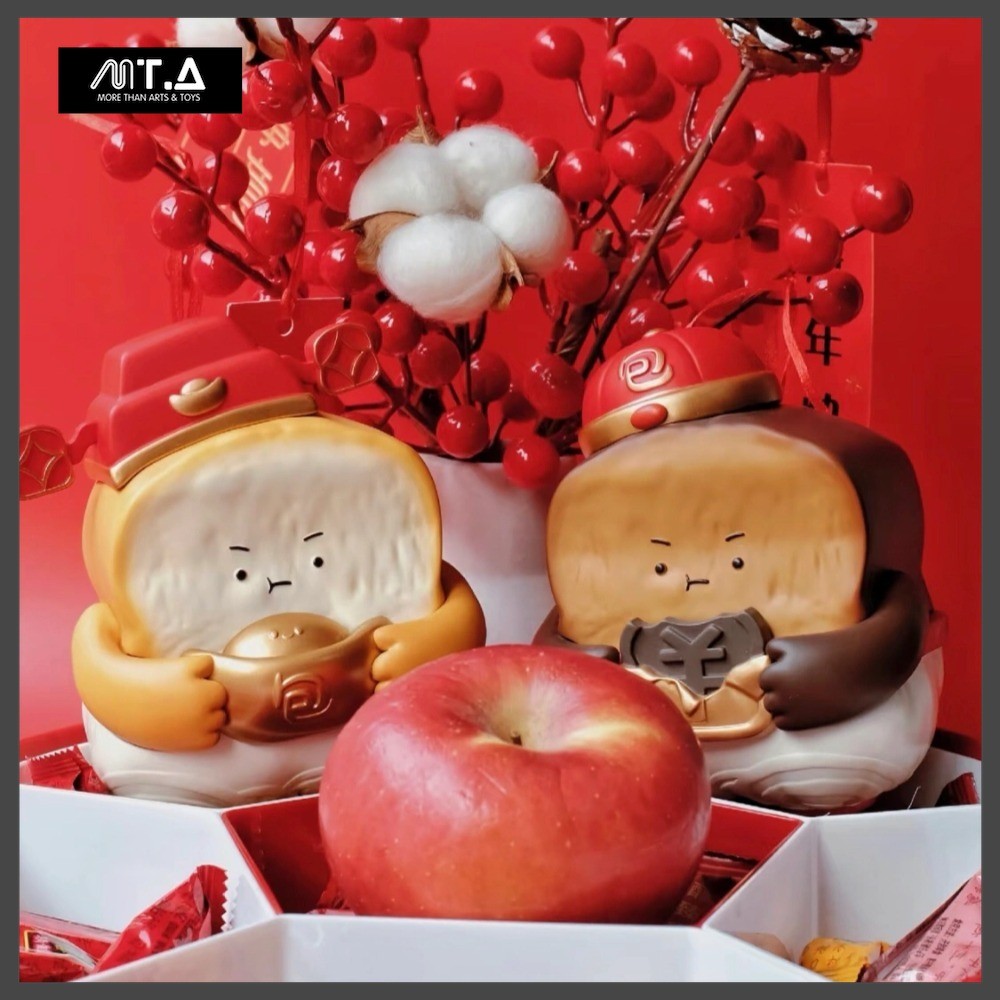 พร้อมส่ง🇹🇭 MTA. KY928 Toy Toast Square Fortune God of Wealth Toast Good Luck Statue