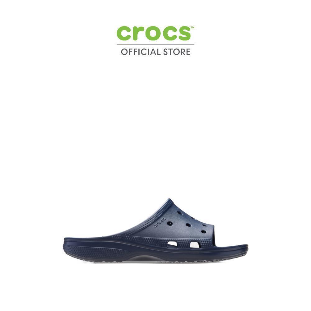 CROCS รองเท้าแตะผู้ชาย SATURDAY SLIDE - NAVY