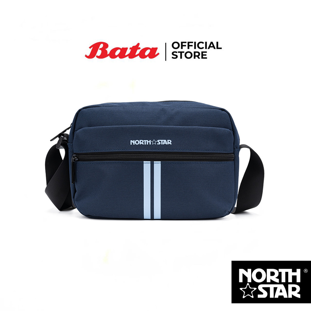 Bata บาจา กระเป๋าสะพายข้าง มีสาย Cross body สำหรับผู้ชาย รุ่น FRANKIE สีน้ำเงิน 9259017 สีดำ 9256017