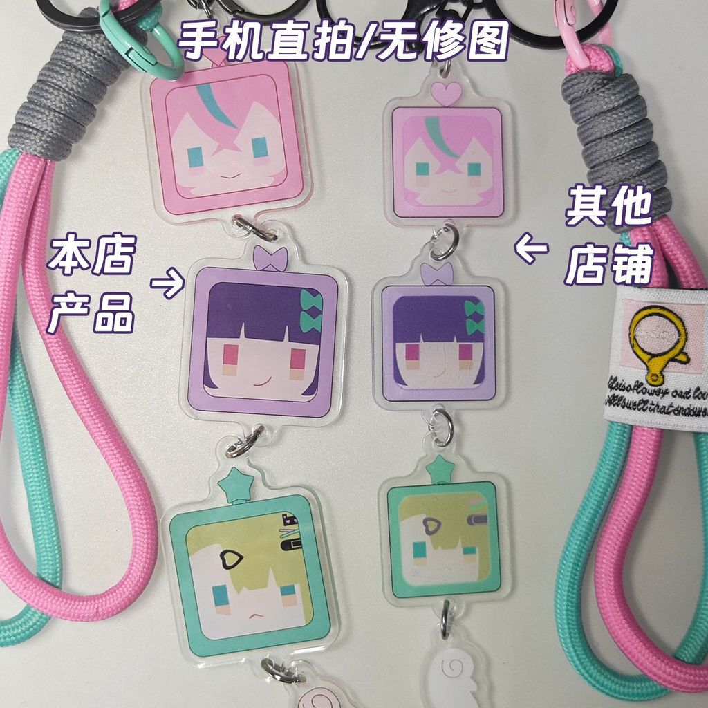 Angels of Delusion อะนิเมะพวงกุญแจผู้หญิงอะคริลิค Key Chain Man Zenless Zone Zero จี้เครื่องประดับอุปกรณ์เสริมของขวัญเพื่อน