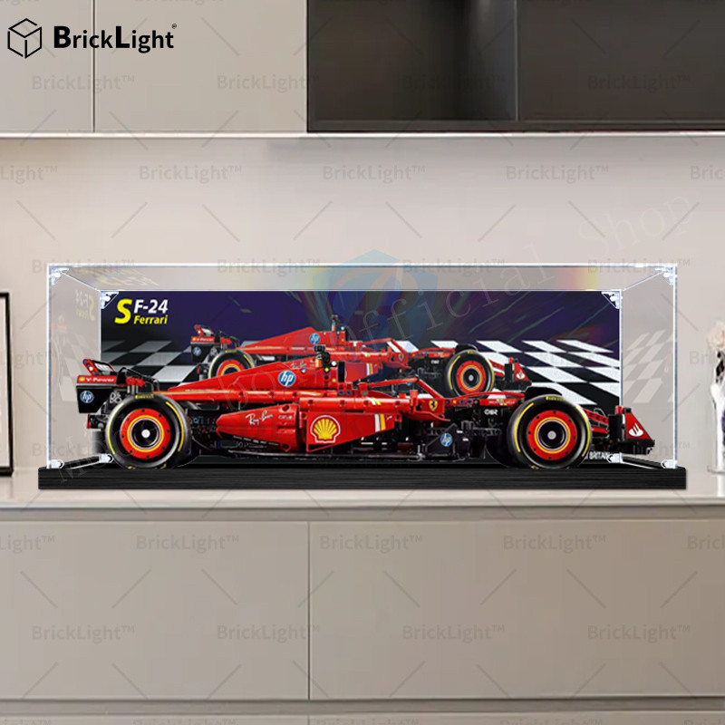 ❤️กล่องใส่โมเดล เหมาะสําหรับ Lego 42207 Mechanical Group Series Ferrari SF-24 Racing Car Storage Box