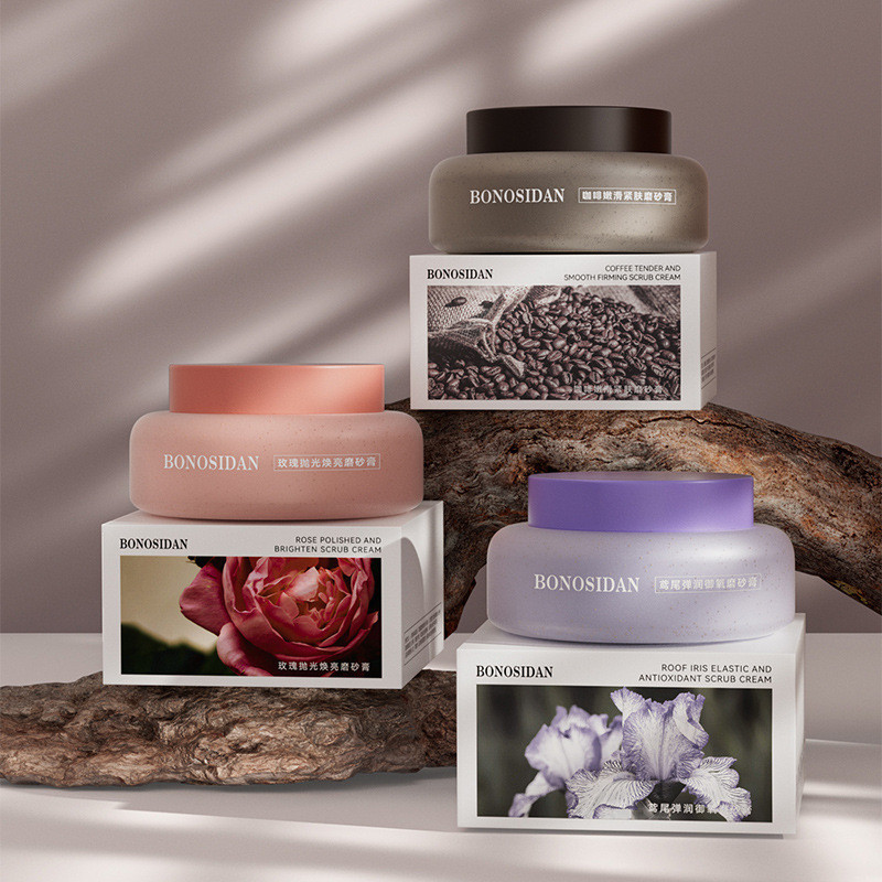Exfoliating Frosted Tender Coffee Chicken Skin Cream Frosted Iris Luorun ขายร้อนขัด Rose daybonosida