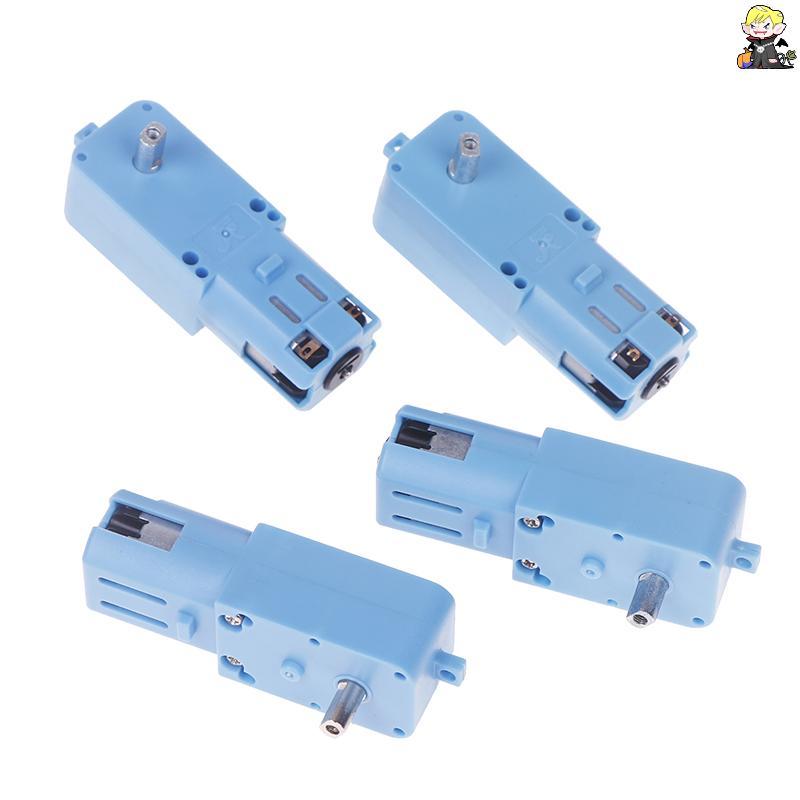 [CLA] DC 3V-6V 1:90 Blue Gear Motor All Metal/Half Metal Single Axis Gear Motor Robot รถอัจฉริยะลดคว