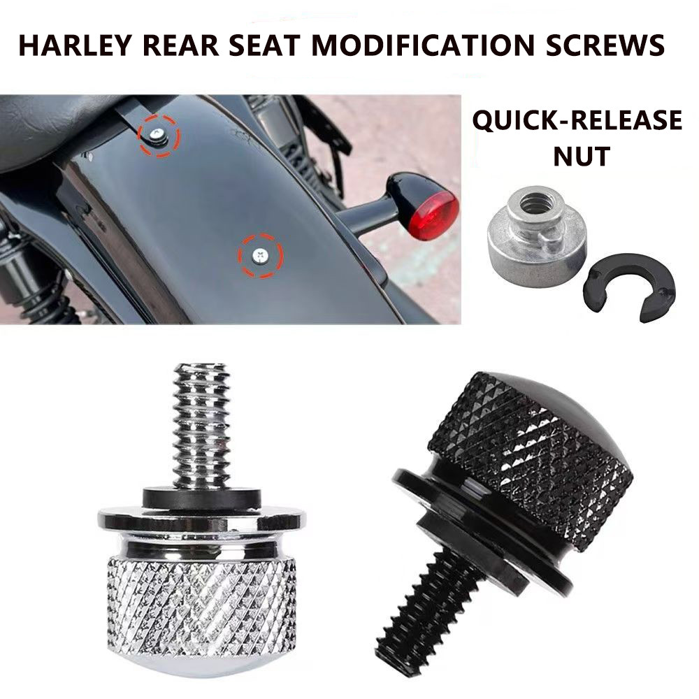 6มม.รถจักรยานยนต์ที่นั่งBolt Rollerดอกไม้Quick release Mount,Harley Davidsonรถสปอร์ตใช้CNCอลูมิเนียม