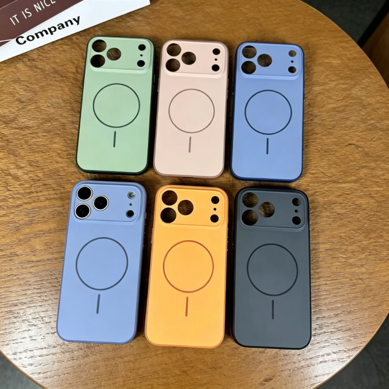 เคสสำหรับ iPhone 17 16 Pro Max Plus 17E 16E Air 5G 2026 เคสมือถือขอบโค้งเนียน ดีไซน์สองสี เท่ไม่ซ้ำใคร ป้องกันรอบทิศทาง สัมผัสนุ่มลื่น