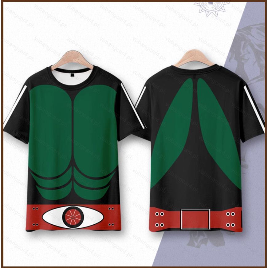 YB3 Masked Kamen Rider Tshirt สําหรับเด็กผู้ใหญ่อะนิเมะ Unisex คอสเพลย์ 3d เสื้อแขนสั้นสบายๆ Plus ขนาด Tee BY3