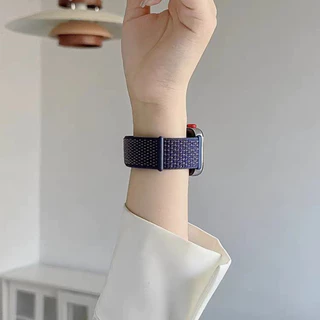 สายไนลอนหลอง for Huawei Watch Fit 5 4 3 / 5 Pro / 4 Pro สายรัดข้อมือไนล่อนปรับได้กีฬาอ่อน
