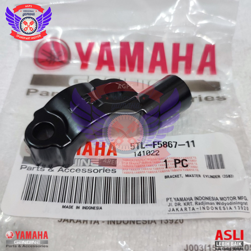 RIGHT MIRROR MASTER MOUNTING BRACKET AEROX 155 LEXI FINO FI XRIDE X RIDE 115 125 ORIGINAL 5TL-F5867-