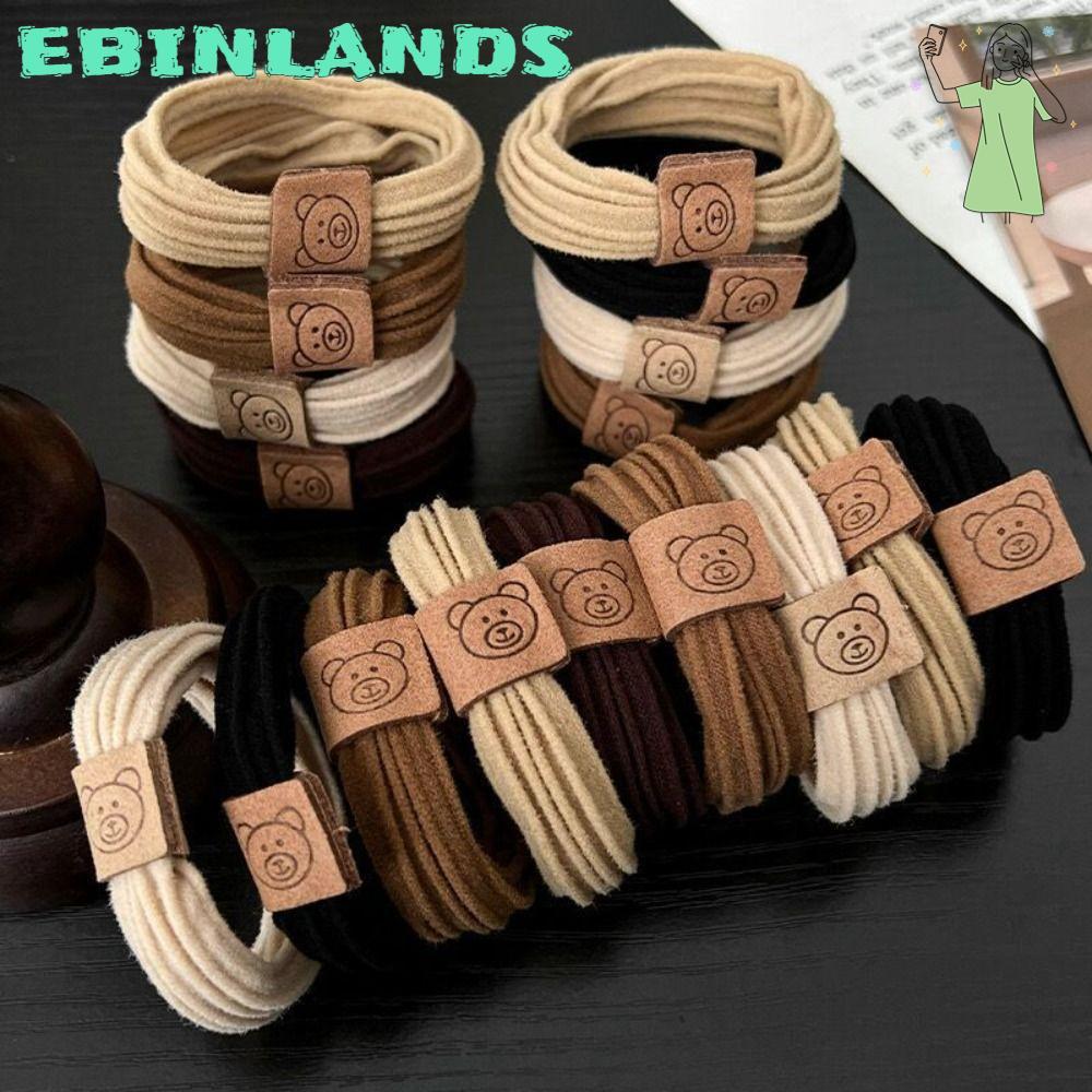EDONLANDSFA 10 ชิ้นแถบคาดศีรษะ,ไม่มีตะเข็บที่แข็งแกร่งแหวนผมยืดหยุ่น,คุณภาพดีหมีขนาดเล็ก Minimalist ผม Hoop ผู้หญิงสาว