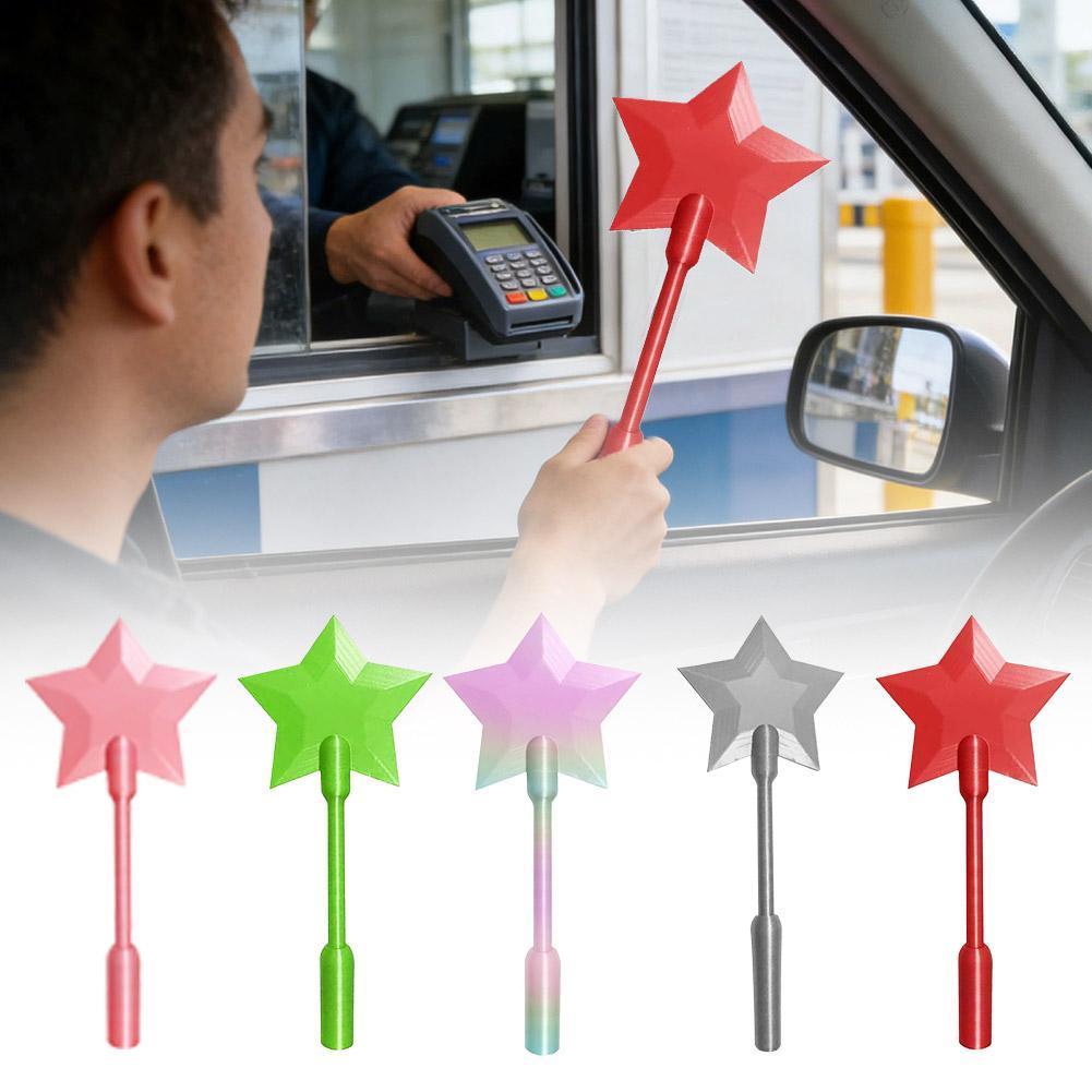 แฟชั่น Creative 3d พิมพ์ Wand Tap To Pay น้ําหนักเบาแบบพกพา Star Wand Holder Holder ใช้ V7p4