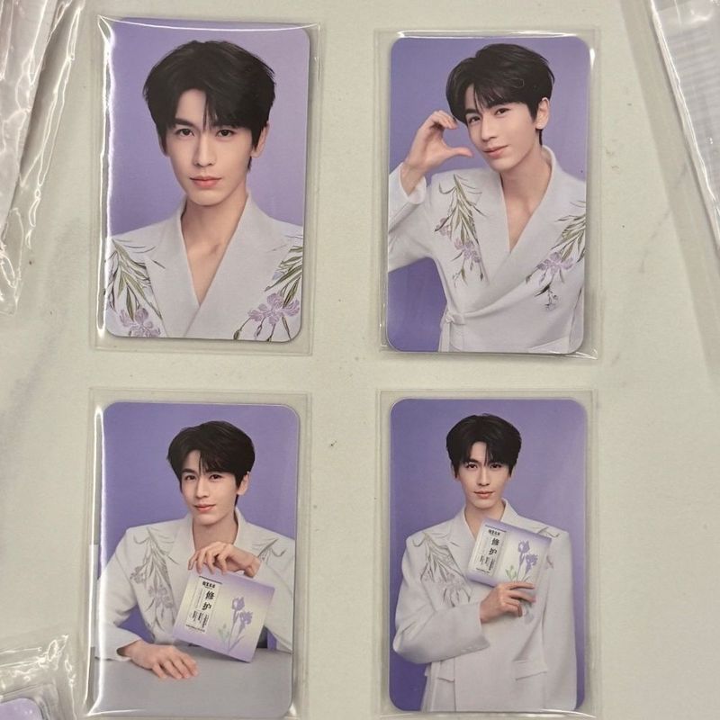 【พร้อมส่ง】belle x zhang linghe Zhang Linghe Collection Photocard He Hu Have You Purple Photocard Spo