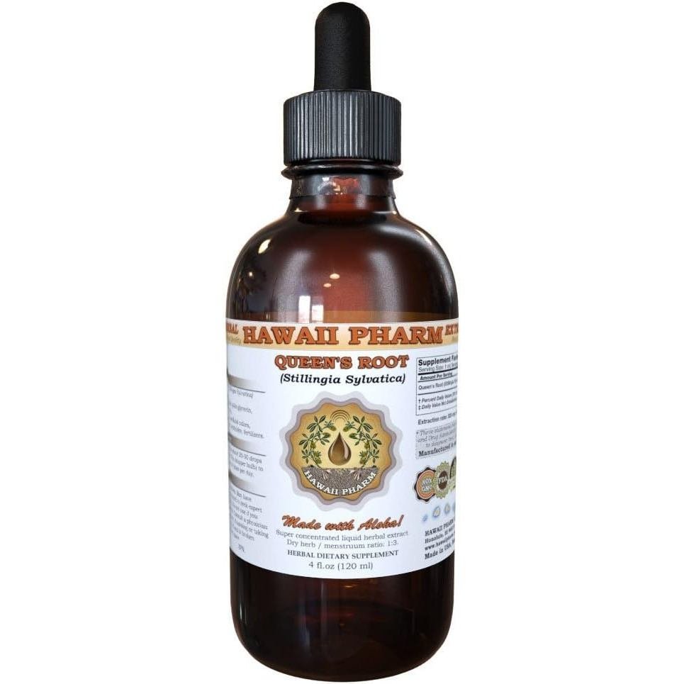 Hawaii Pharm Queens Root Liquid Extract, Queens Root (Stingia Sylvatica) ผงดีบุก, อาหารเสริมสมุนไพร,