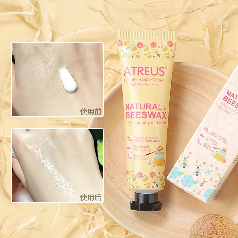 การค้าทั่วไป Thailand ATREUS Honey Hand Cream Moisturizing Moisturizing Rejuvenating Refreshing ไม่เ
