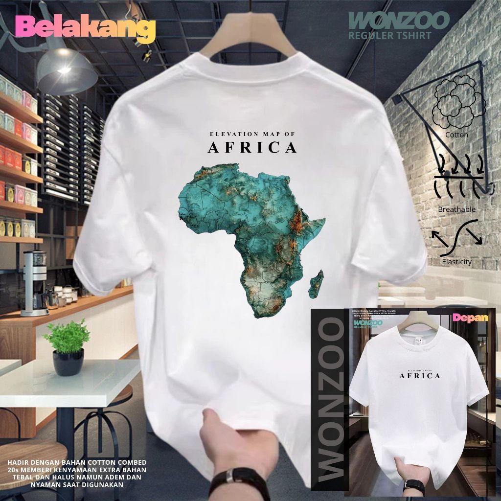 AFRICA SOUVENIR TSHIRT - AFRICA SOUVENIR - คุณภาพระดับพรีเมียม