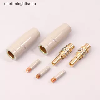 Onetimingblissea 9 ชิ้น 0.8/1.0/1.2 มิลลิเมตร MIG ไฟฉายแก๊สหัวฉีด 15AK ไฟฉายเชื่อมป้องกันหัวฉีด SEA