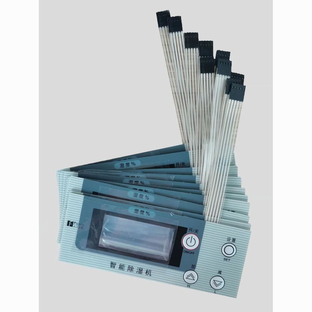สติกเกอร์ปุ่มเครื่องลดความชื้นอุตสาหกรรม สวิตช์เมมเบรน ใช้ได้กับ Dorex, Matsui, Dongjing และ Kawai