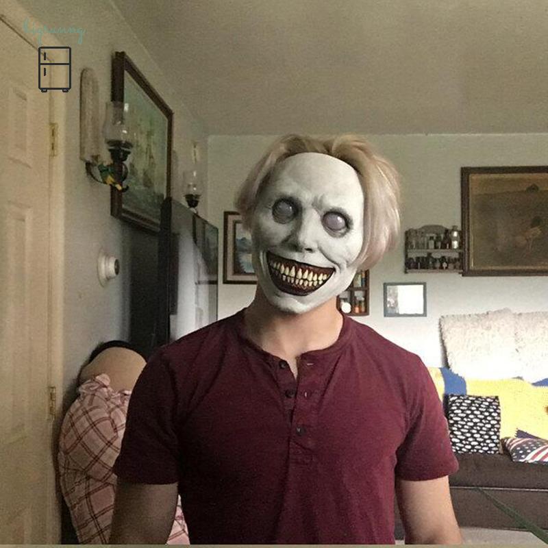 [BRN] หน้ากากฮาโลวีน Creepy Smiling Demons หน้ากากสยองขวัญ The Evil คอสเพลย์ Props TH