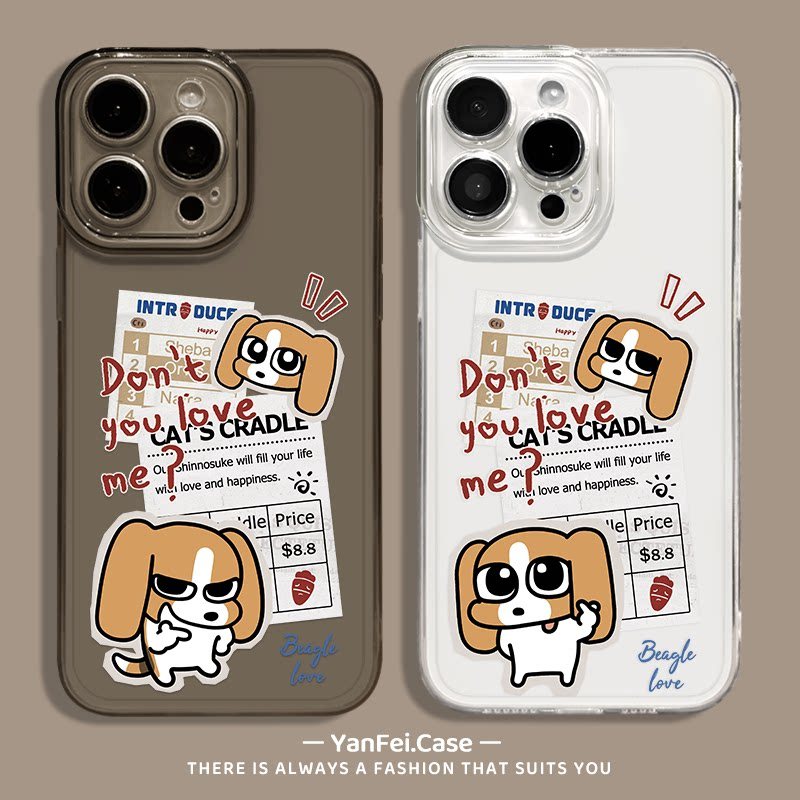 BIG Puppy เหมาะสําหรับ iqoo13 เคสโทรศัพท์ 12 โปร่งใส neo10pro oneplus 13 T/ace5 Niche 3 ตลก 15 การ์ต