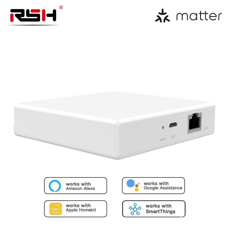 Tuya Matter Gateway Hub อัจฉริยะ รองรับ Zigbee/Thread เชื่อมต่อสาย LAN เสถียรสูง คุมได้ทุกค่าย