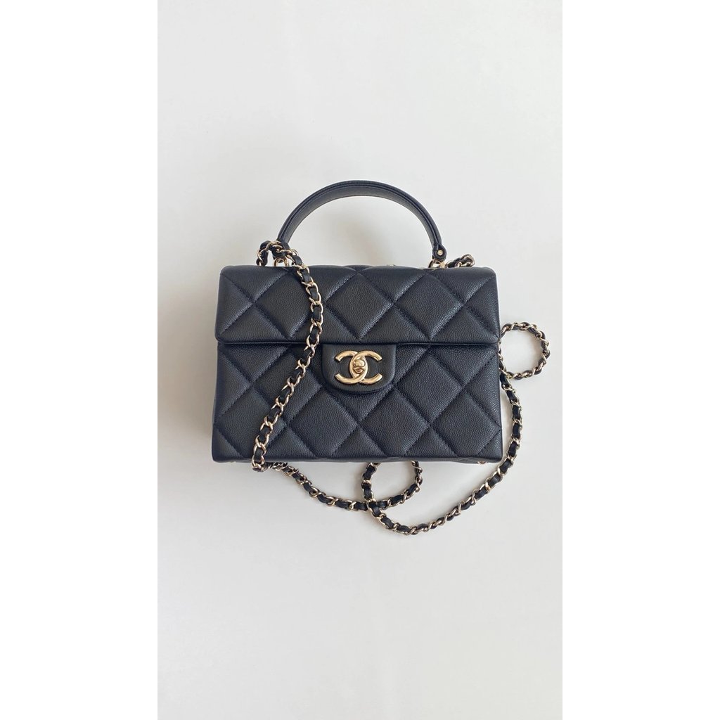 กระเป๋าโซ่คาเวียร์ Kelly Handbag