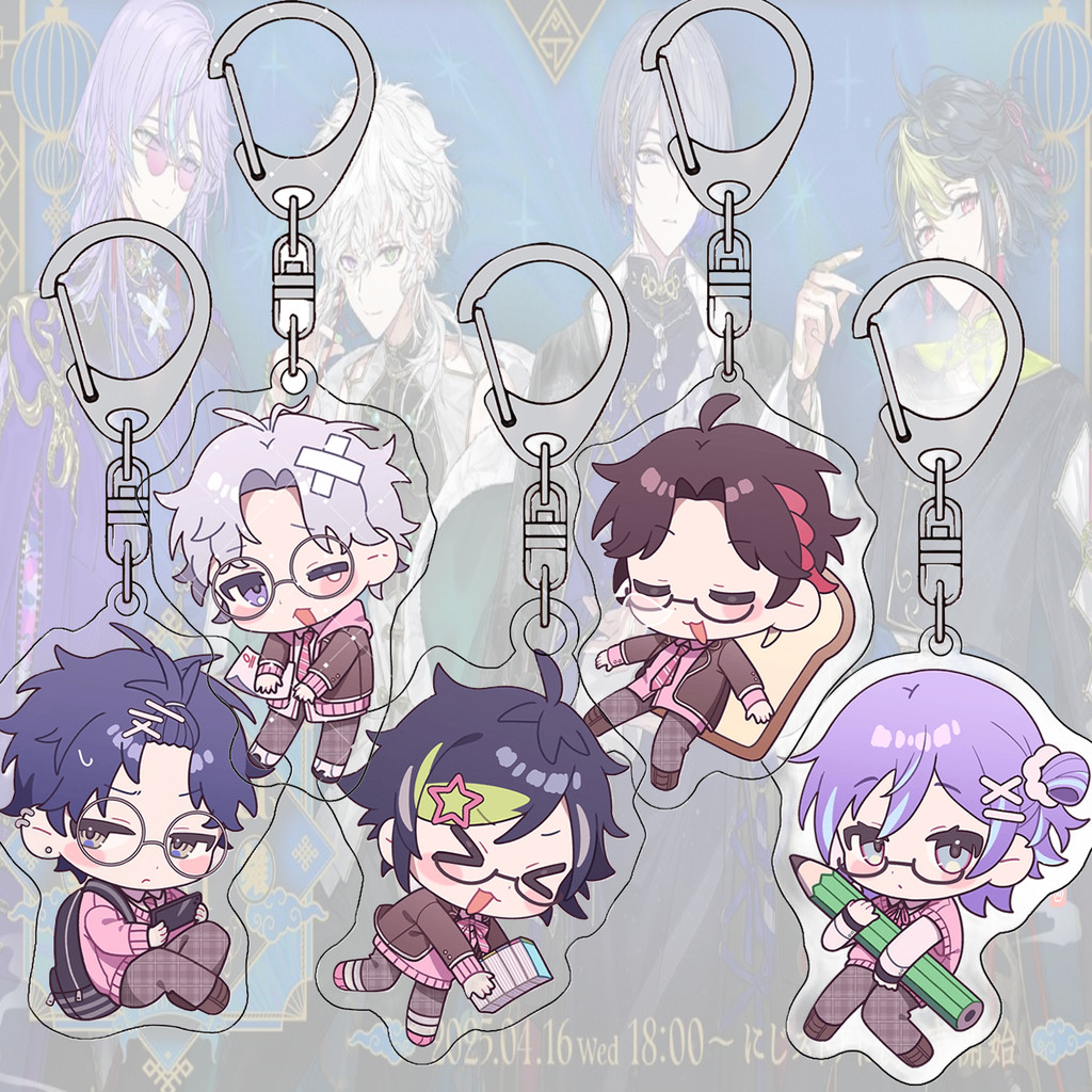 อะนิเมะ (NIJISANJI) โฮสต์ Dytica เสมือน Kagetsu6 ซม. พวงกุญแจอะคริลิคใหม่สะสมแฟนๆน่ารัก Merch