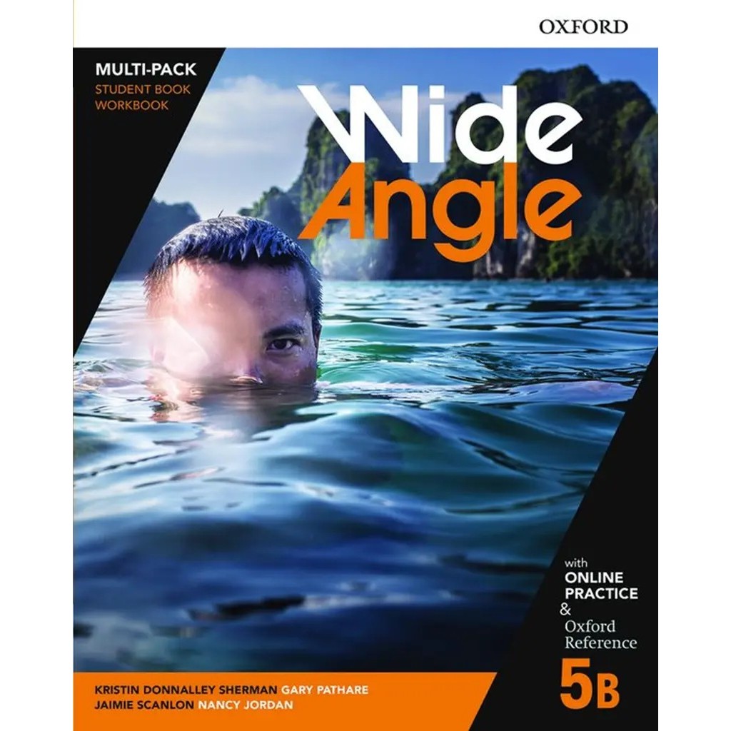 (Arnplern) : หนังสือ Wide Angle 5 : Student Book and Workbook B with Online Practice (P)