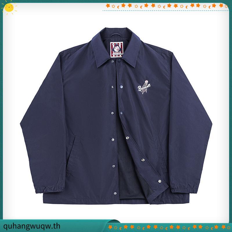 Hanoon Industries - เสื้อแจ็คเก็ต Coach Navy Talon