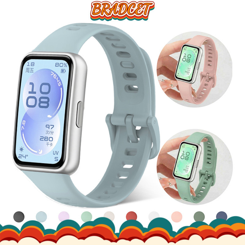 สายยาง for Huawei Band 11 /11 Pro สายนาฬิกาซิลิโคนกีฬาแบบปรับได้ for สมาร์ทวอทช์ Huawei Band 11 / Huawei Band 11 Pro