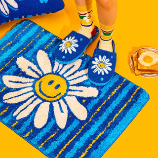 Wiggle Floor Mat / พรมขนนุ่ม วิกเกิ้ล / พรมซับน้ำ มียางกันลื่น