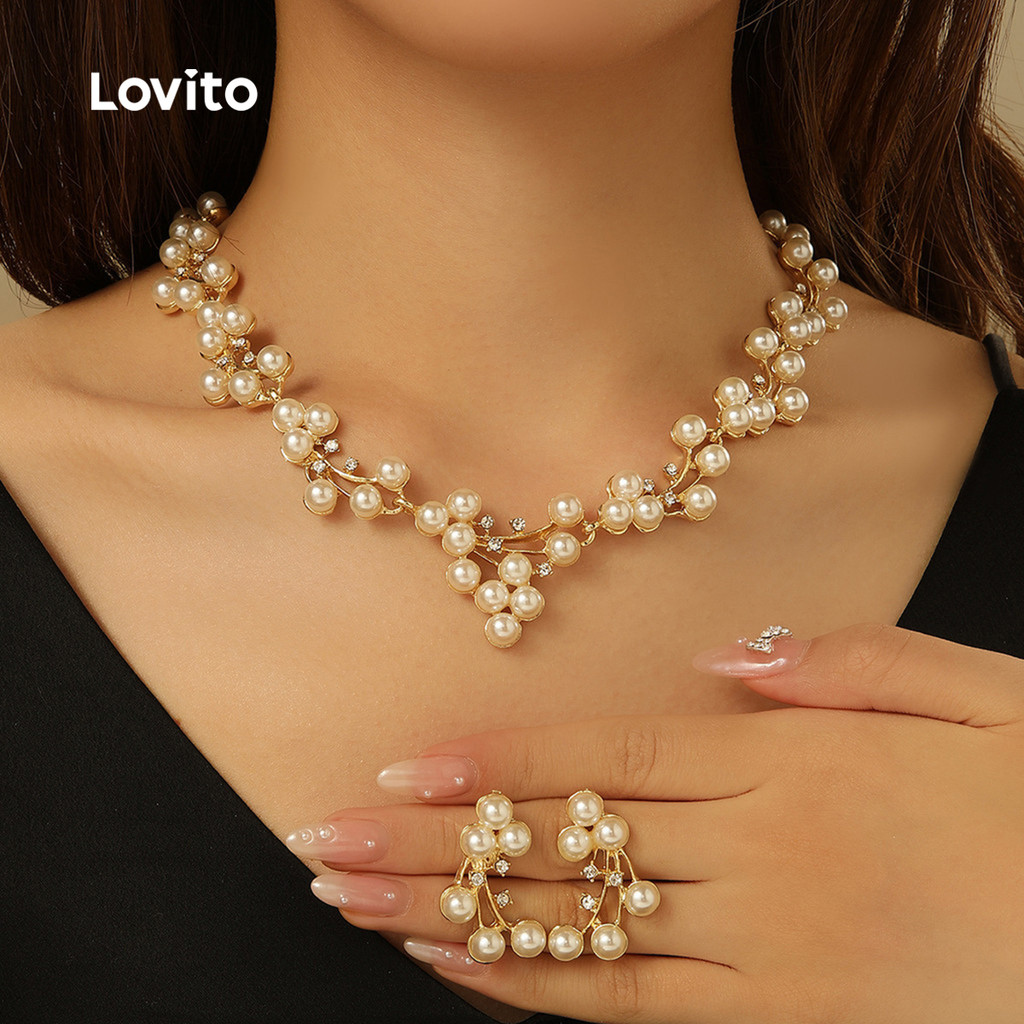 Lovito สร้อยคอผ่อนคลาย LCS31A261