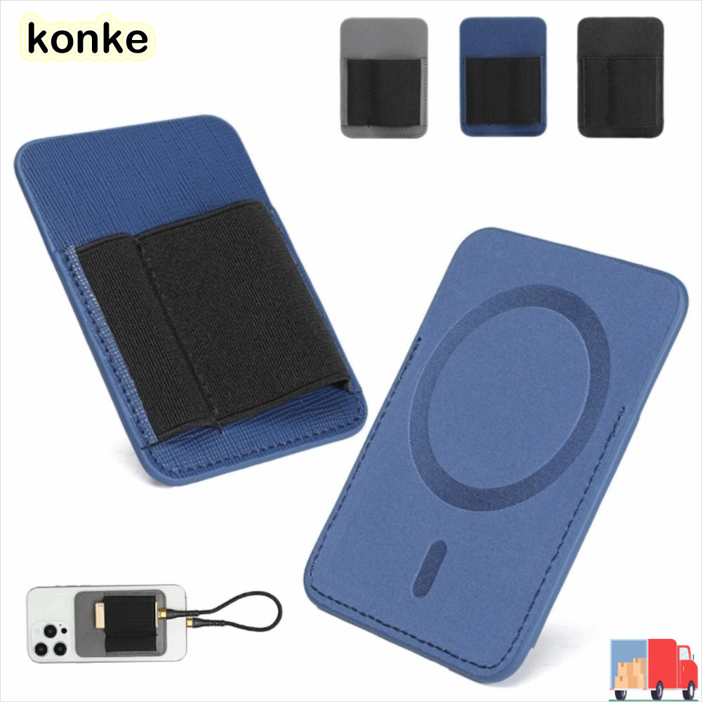 KONKE DAC pocket Storage , หูฟัง Magsafe Elastic Magnetic DAC , กระเป๋าเก็บ PU กระเป๋าคู่แบบพกพาสําหรับ Dignis Lepic