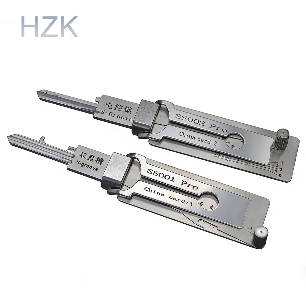 Lishi Yale Pic Picking Ss001 Ss002 2 In1 Locmith เครื่องมือ Master Key ถอดรหัส Micha Hoo Lishi SS002