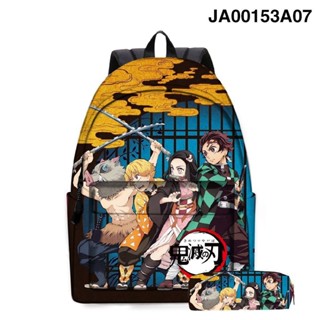 กระเป๋าเป้นักเรียน ลาย Demon Slayer สำหรับเด็ก
