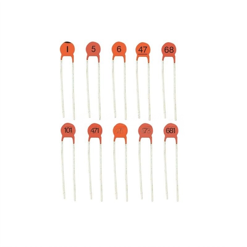 ((100 ชิ้น) ชิ้นส่วนอิเล็กทรอนิกส์ Porcelain แผ่น Media Capacitor 102 103 104 1nF 10nF 100nF 224 152