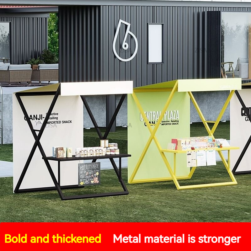 Market Commercial Street Foldable Stall Rack Market Stall Rack Shopping Mall Display Rack Night Mark