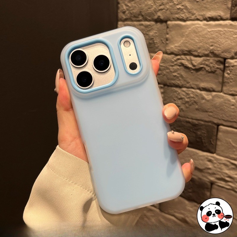 Matte 2in1 สีลูกกวาดเคสโทรศัพท์สําหรับ Vivo Y100 Plus Y100A Y100i Y04 Y04S Y03 Y03T Y02 Y02A Y02T Y01 X200 FE G2 5G 4G ปกน่ารักการ์ดกันกระแทก