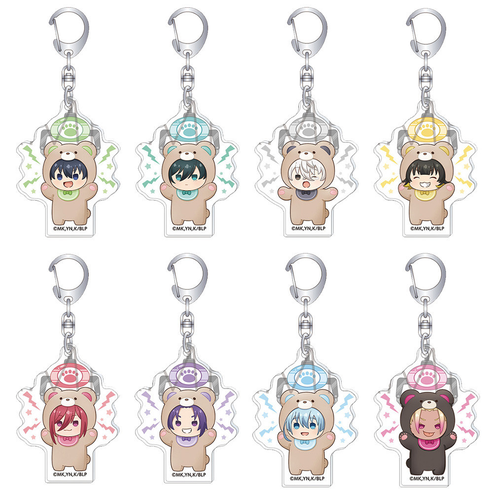 Blue Lock Intimidating Series Michael Kaiser Sae Itoshi Aik Oliver Ryusei Shidou Reo Mikage Chibi พว