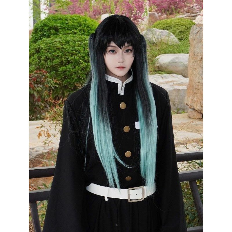 Tokito Muichiro Tokito Muichiro cos เสื้อผ้า Tokito Muichiro cos Tokito Muichiro วิกผม Props ดาบ