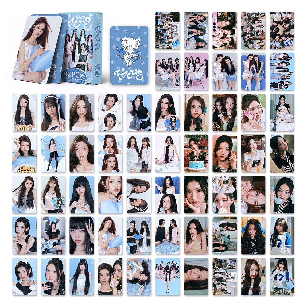 92pcs Hearts2Hearts H2H FOCUS อัลบั้ม Lomo การ์ด Chase สติกเกอร์ Pretty Please Butterflie Photocards