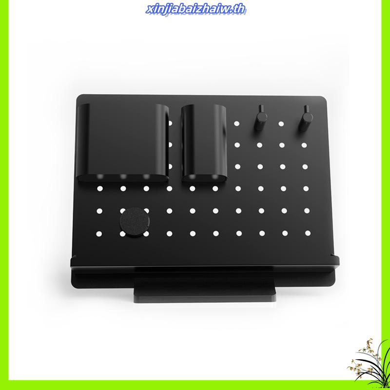 ชั้นวางของบนโต๊ะ คอม Pegboard Aluminium Desk Organizer