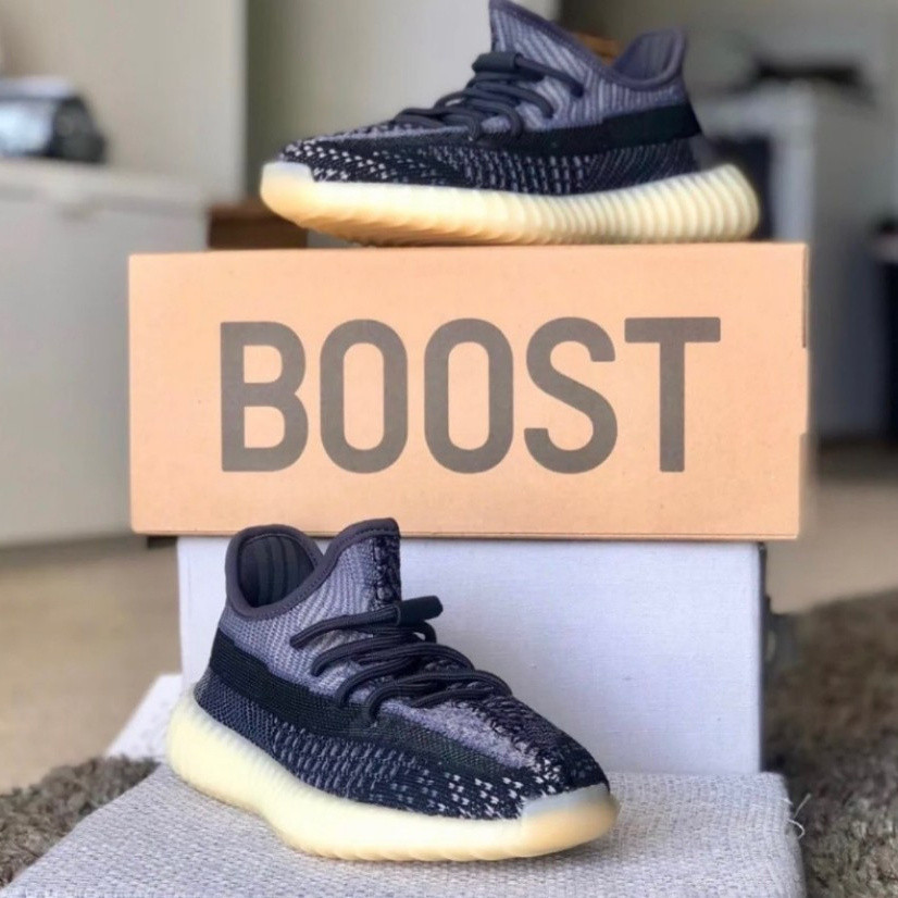 รองเท้าวิ่งผู้ชายและผู้หญิง YZY B00ST 350-V2 FZ5000 Carbon พร้อมส่ง