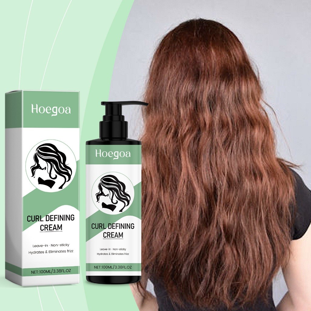 Hoegoa Curl Lock Cream เจลจับลอนผมดัด เจลจับลอนผมดัด ใช้คู่กับน้ำมันบำรุงผม เนื้อบางเบาฟูสบาย ควบคุมลอนเด้งๆ ป้องกันผมฟู
