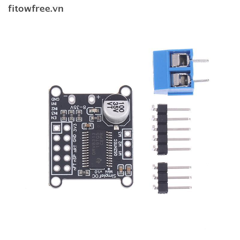 Pre Simple FOC Mini DRV8313 โมดูล DC มอเตอร์แบบไม่มีแปรงบอร์ด SVPWM ควบคุม DC 8-35V