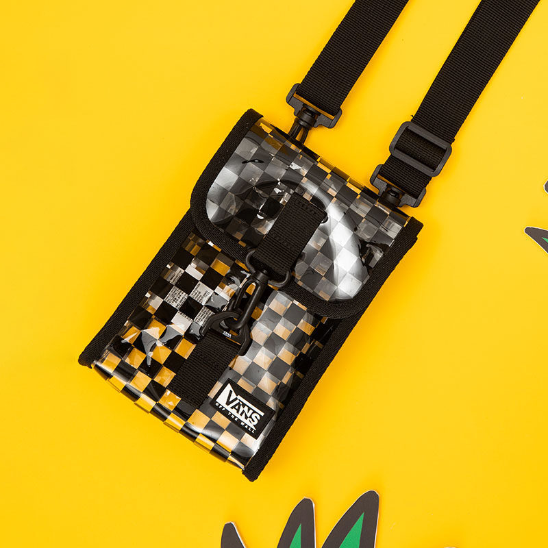 [วันสมาชิก] Vans Vans Official Checkerboard Translucent Womens Messenger Bag Cool Feeling Small Bag
